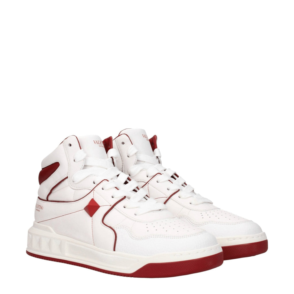 Valentino Garavani White Leather Sneakers - Beyzy Store - Valentino Garavani