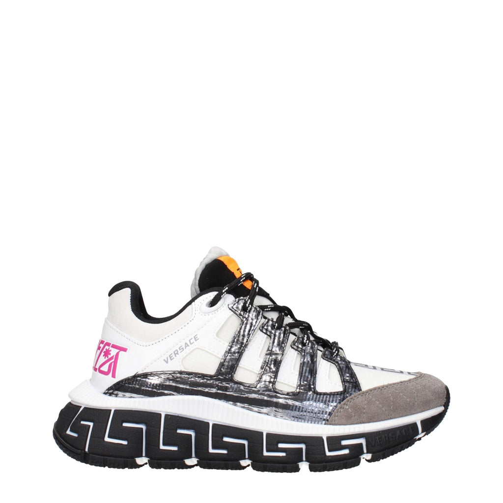 Versace Beige Fabric Athletic Sneakers - Beyzy Store - Versace