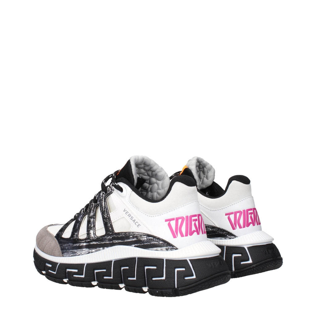 Versace Beige Fabric Athletic Sneakers - Beyzy Store - Versace
