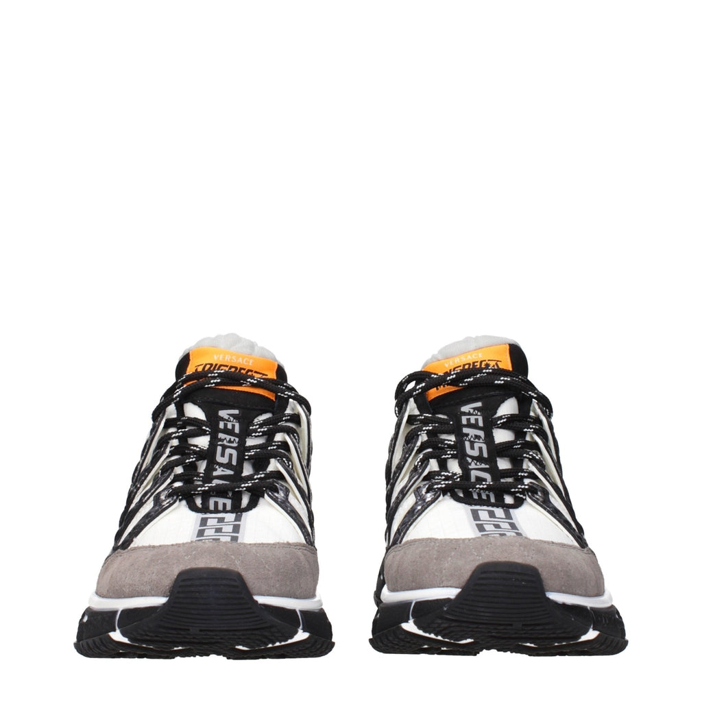 Versace Beige Fabric Athletic Sneakers - Beyzy Store - Versace