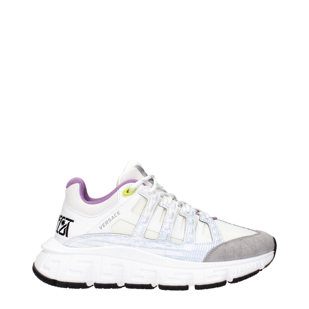 Versace Beige Fabric Athletic Sneakers - Beyzy Store - Versace