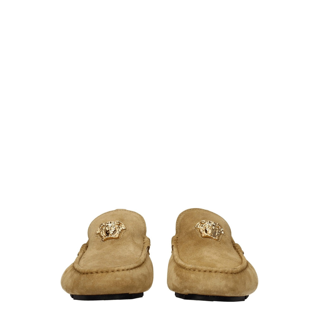 Versace Beige Leather Loafer - Beyzy Store - Versace