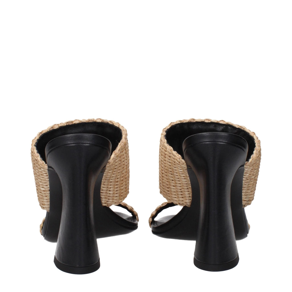 Versace Beige Raffia Sandal - Beyzy Store - Versace