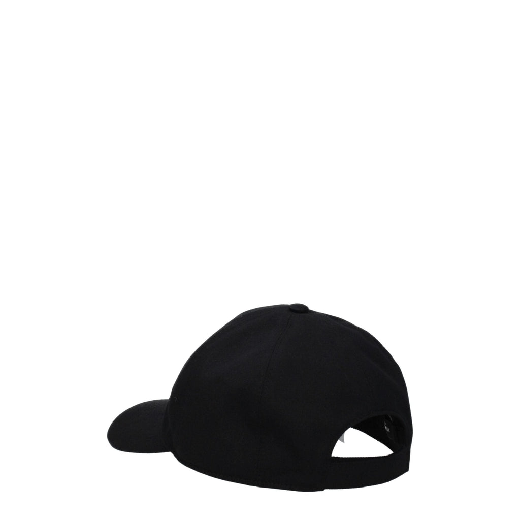 Versace Black Cotton Hat - Beyzy Store - Versace