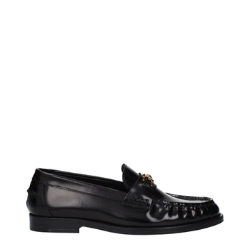 Versace Black Leather Loafer - Beyzy Store - Versace