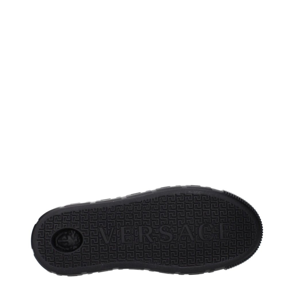 Versace Black Leather Sneakers - Beyzy Store - Versace