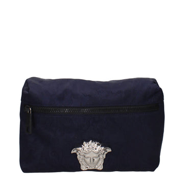 Versace Blue Fabric Backpacks - Beyzy Store - Versace