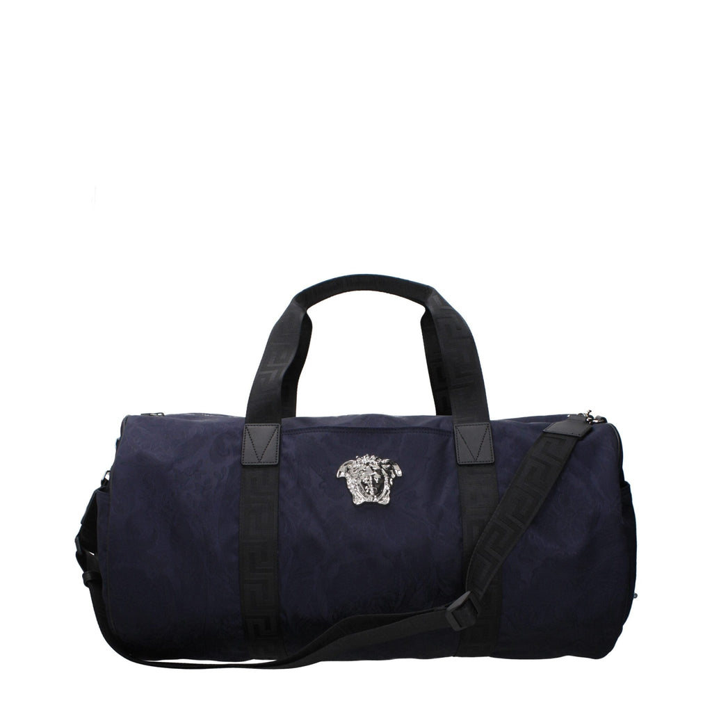 Versace Blue Fabric Luggage And Travel - Beyzy Store - Versace