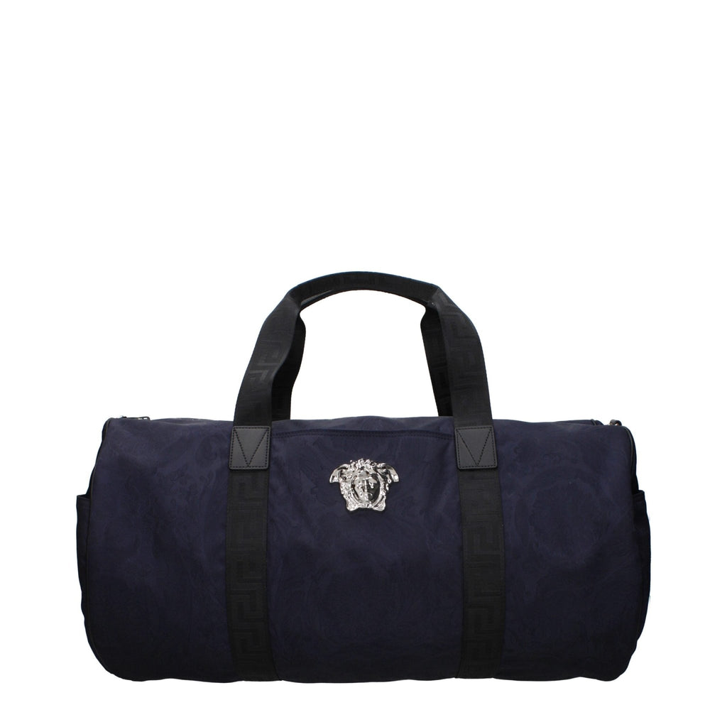 Versace Blue Fabric Luggage And Travel - Beyzy Store - Versace