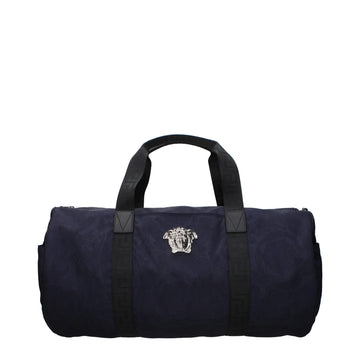 Versace Blue Fabric Luggage And Travel - Beyzy Store - Versace