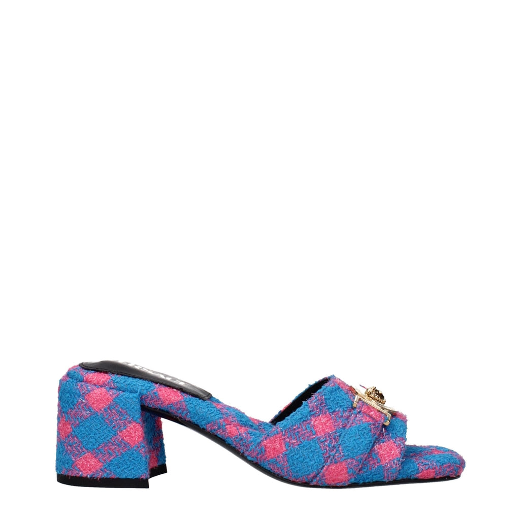 Versace Blue Fabric Sandal - Beyzy Store - Versace