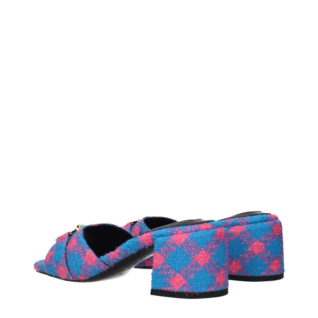 Versace Blue Fabric Sandal - Beyzy Store - Versace