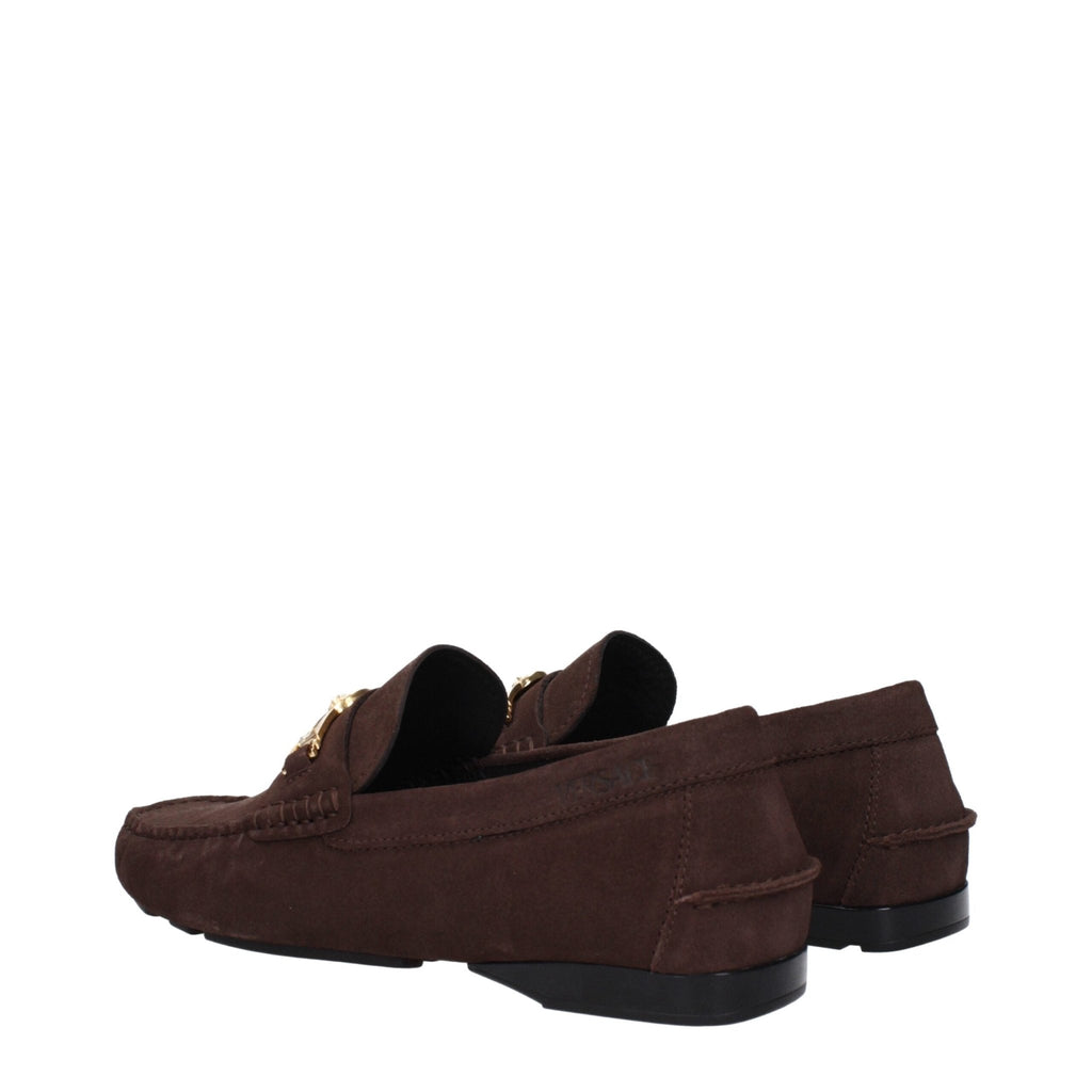 Versace Brown Leather Loafer - Beyzy Store - Versace