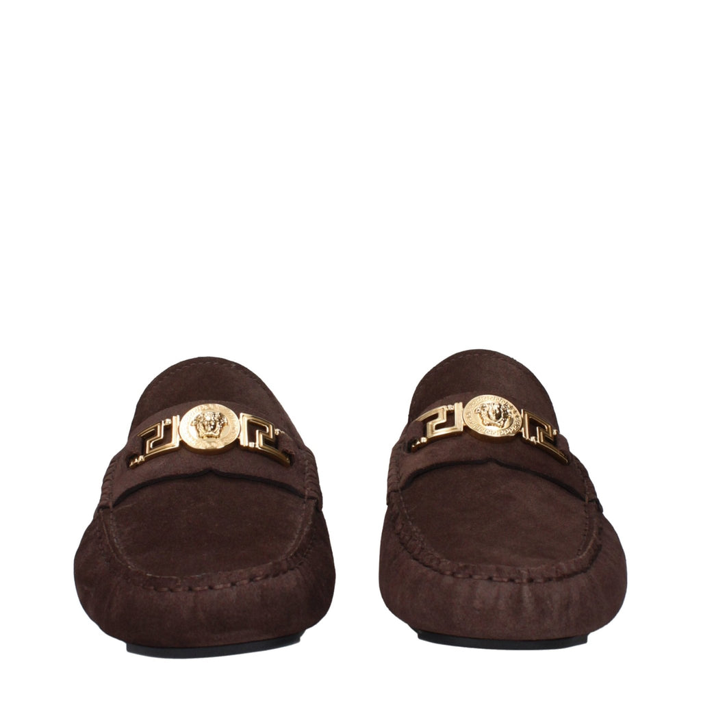 Versace Brown Leather Loafer - Beyzy Store - Versace