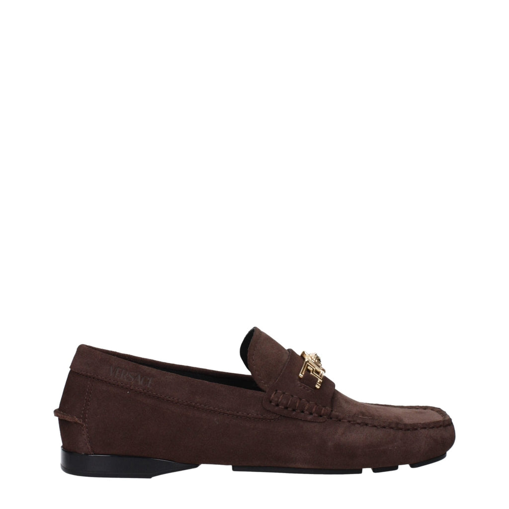 Versace Brown Leather Loafer - Beyzy Store - Versace