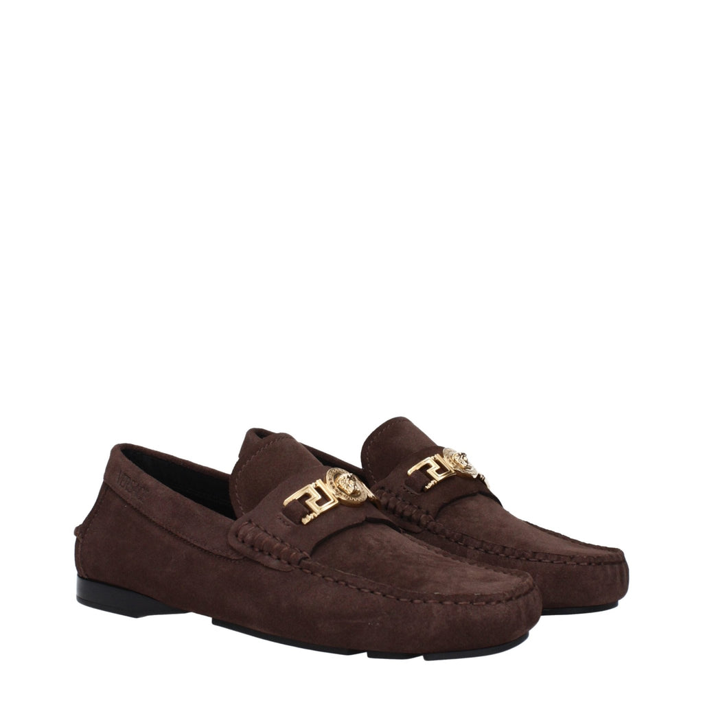 Versace Brown Leather Loafer - Beyzy Store - Versace