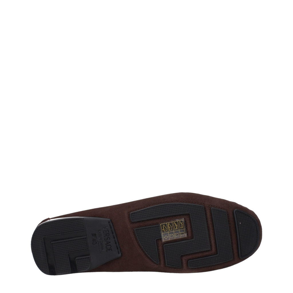 Versace Brown Leather Loafer - Beyzy Store - Versace