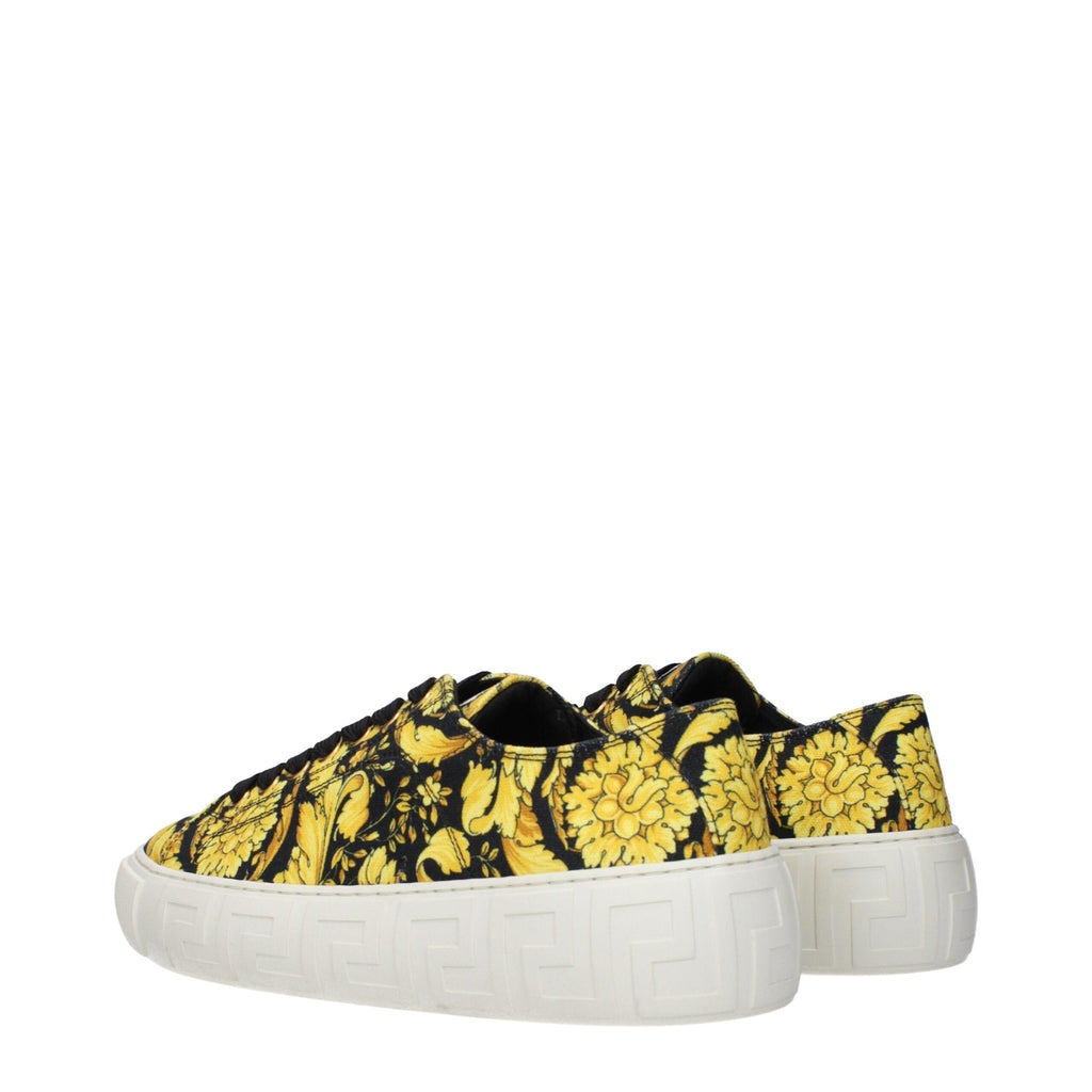 Versace Gold Fabric Sneakers - Beyzy Store - Versace