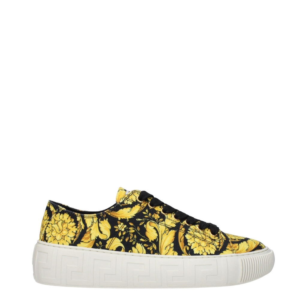 Versace Gold Fabric Sneakers - Beyzy Store - Versace