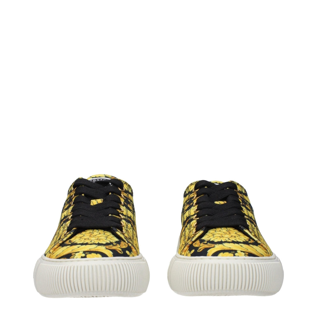 Versace Gold Fabric Sneakers - Beyzy Store - Versace