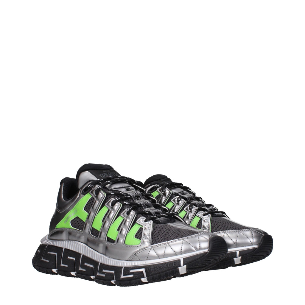 Versace Gray Fabric Sneakers - Beyzy Store - Versace