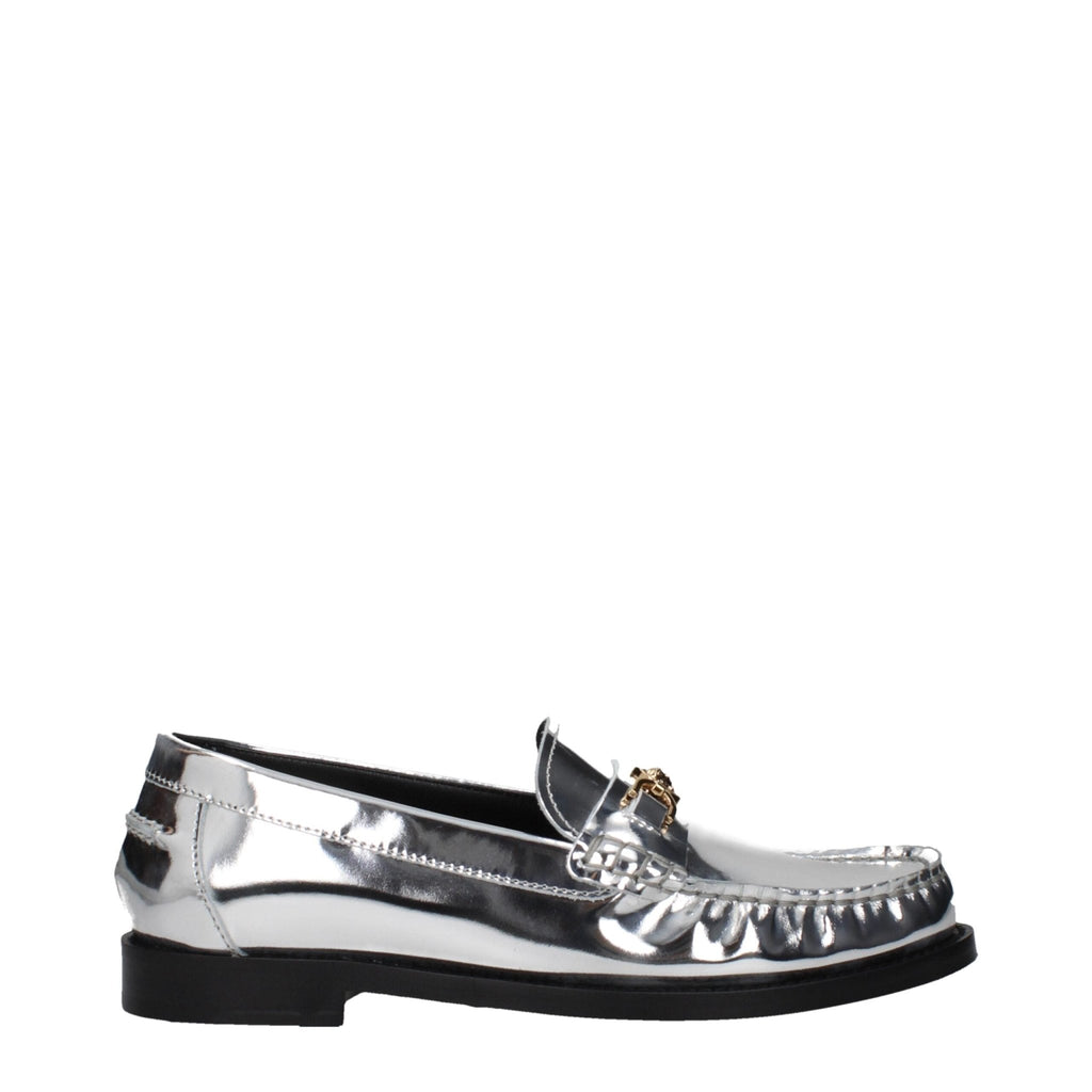 Versace Gray Leather Loafer - Beyzy Store - Versace