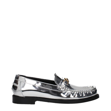 Versace Gray Leather Loafer - Beyzy Store - Versace