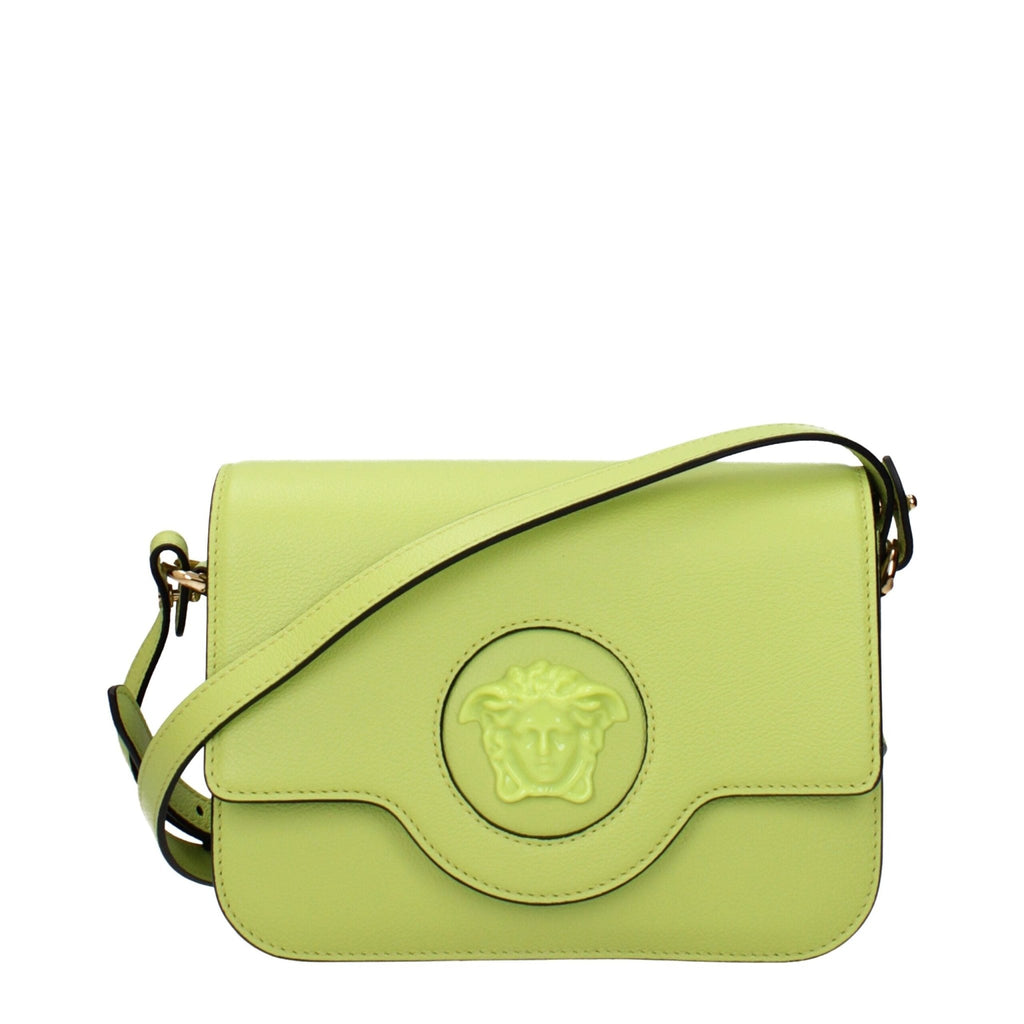 Versace Green Leather Crossbody Bags - Beyzy Store - Versace
