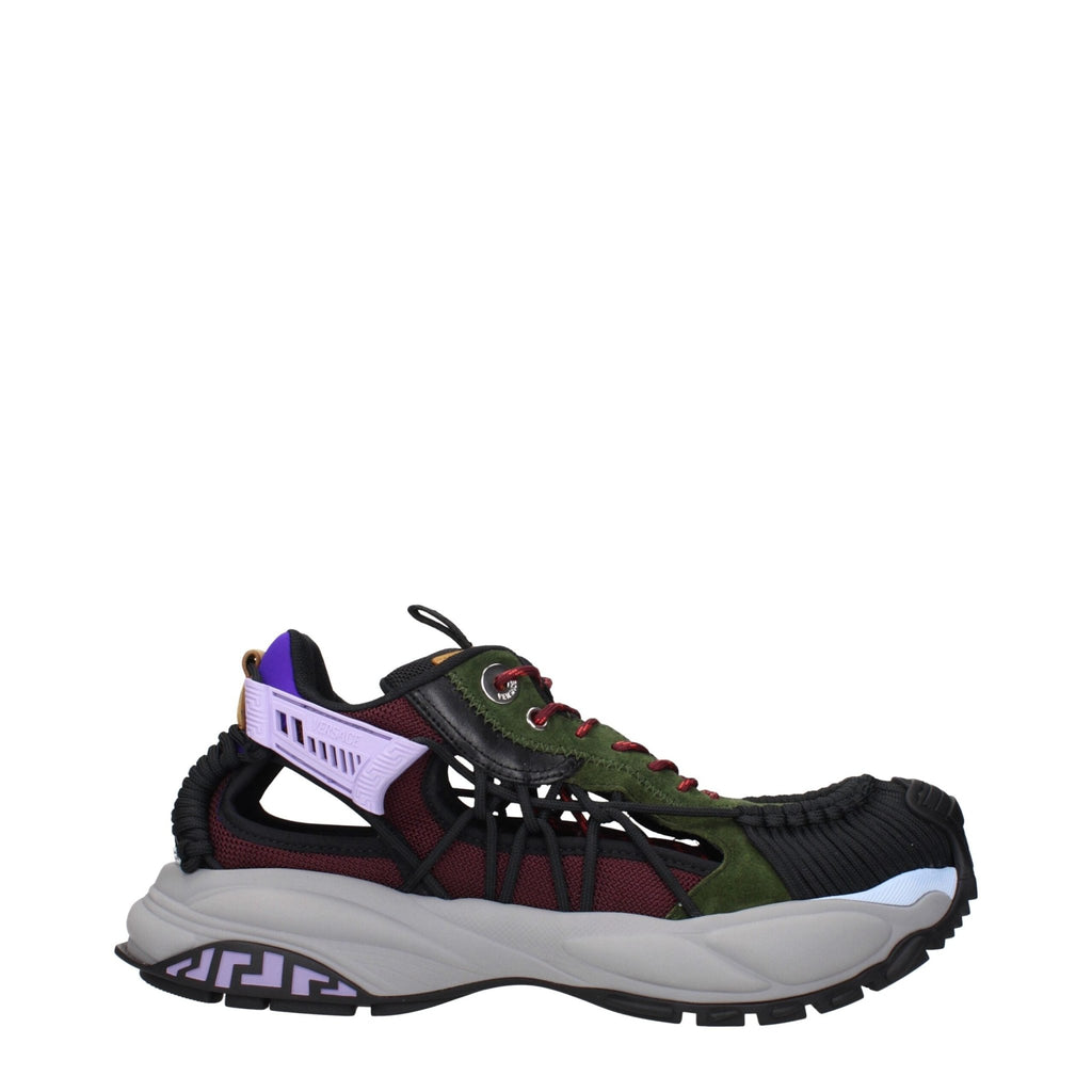 Versace Multicolor Leather Athletic Sneakers - Beyzy Store - Versace