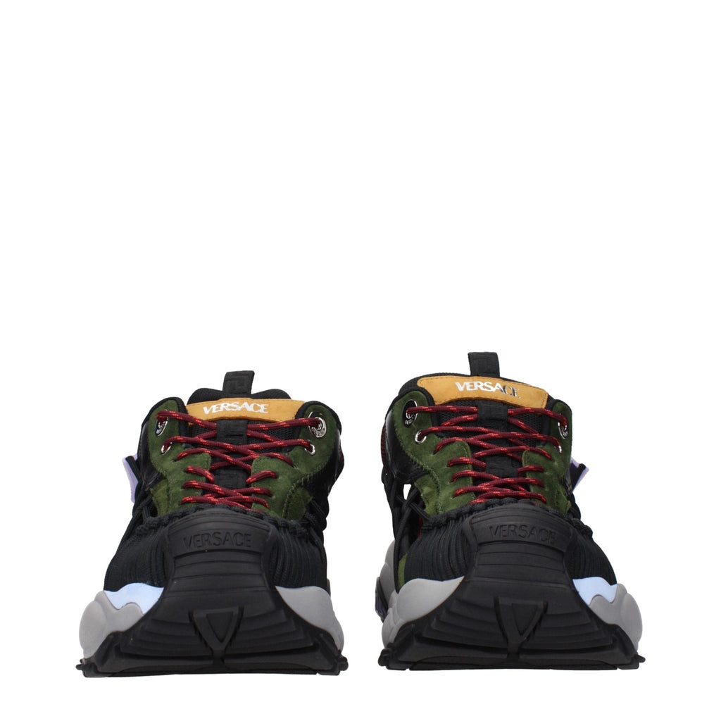 Versace Multicolor Leather Athletic Sneakers - Beyzy Store - Versace