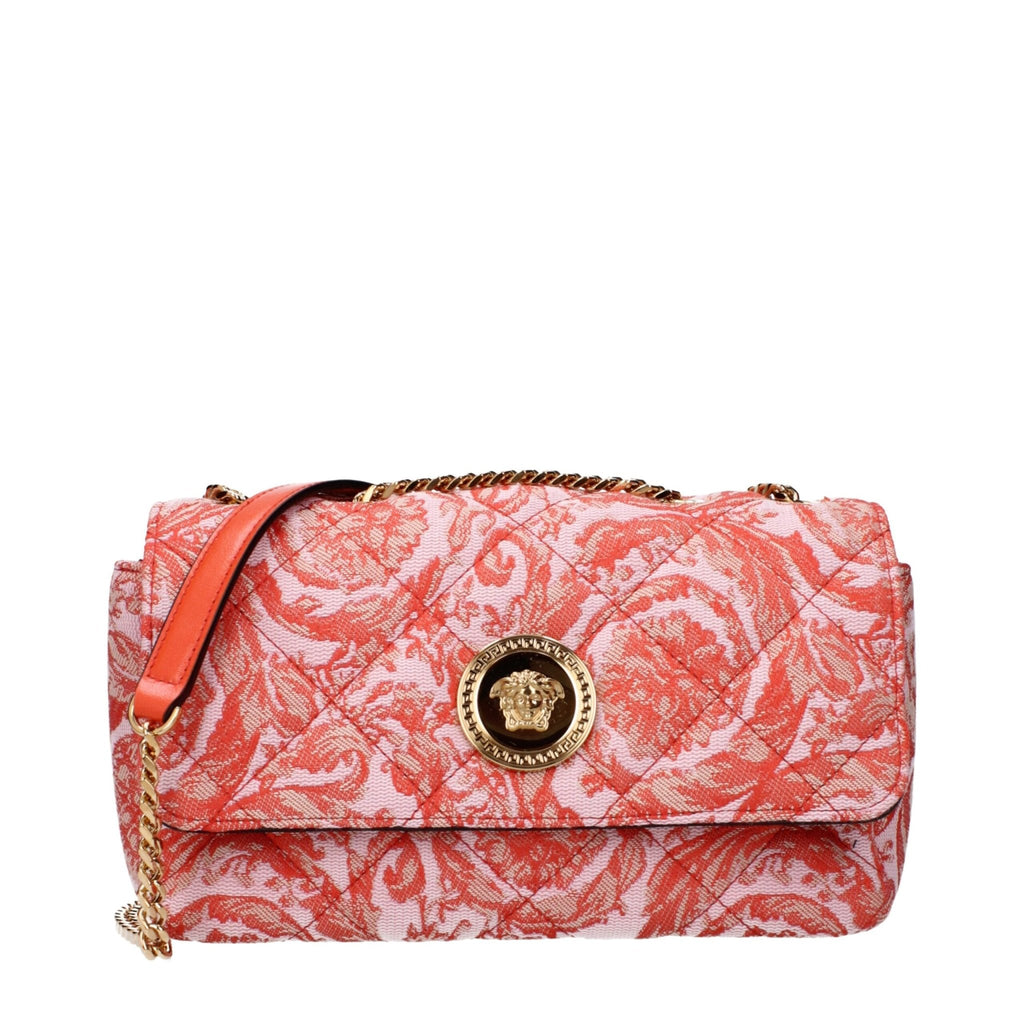 Versace Orange Fabric Crossbody Bags - Beyzy Store - Versace