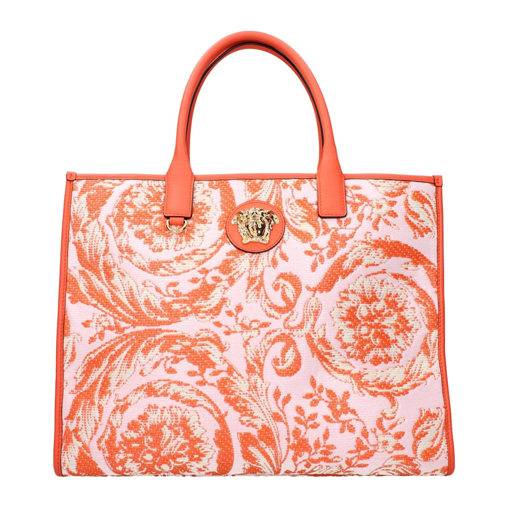 Versace Orange Fabric Shoulder Bags - Beyzy Store - Versace