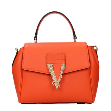 Versace Orange Leather Handbags - Beyzy Store - Versace
