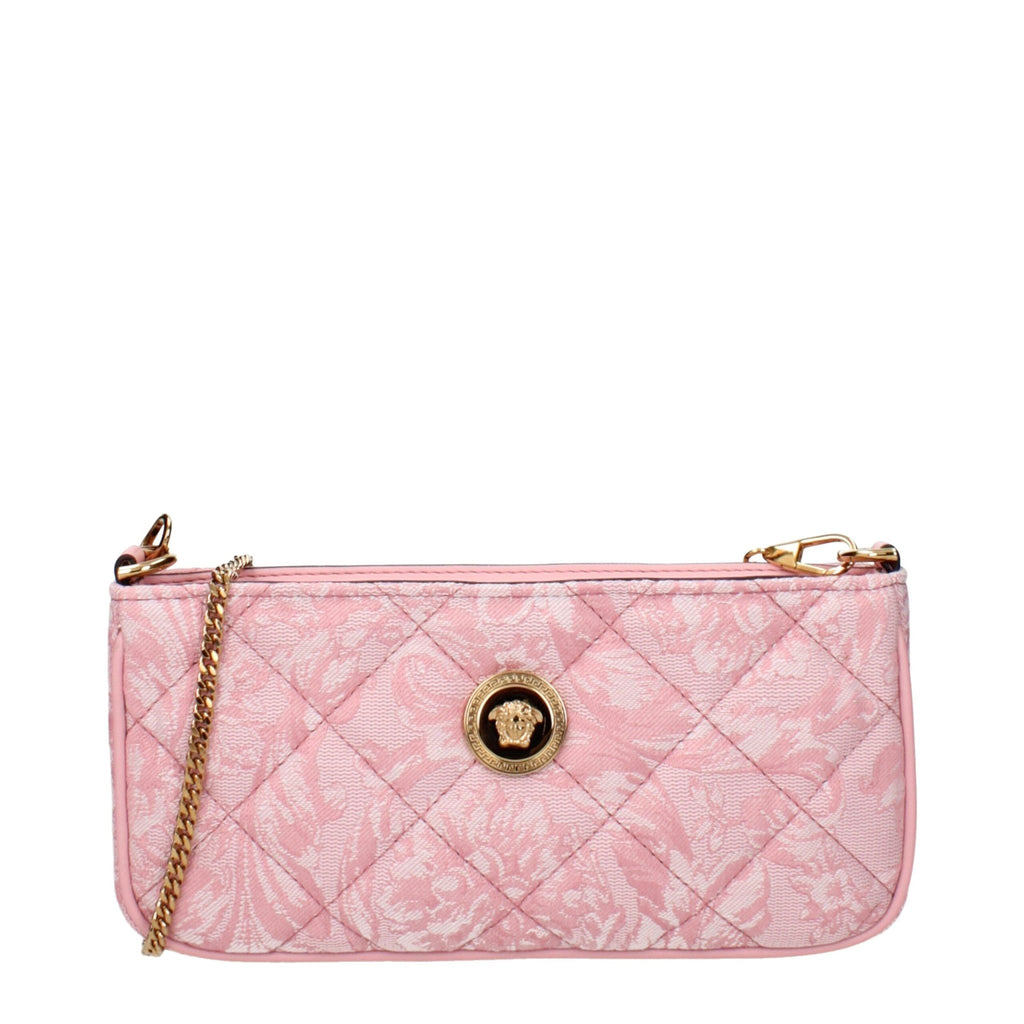 Versace Pink Fabric Crossbody Bags - Beyzy Store - Versace