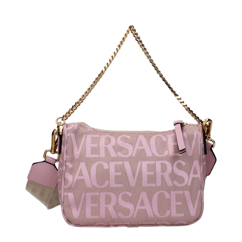 Versace Pink Fabric Handbag - Beyzy Store - Versace