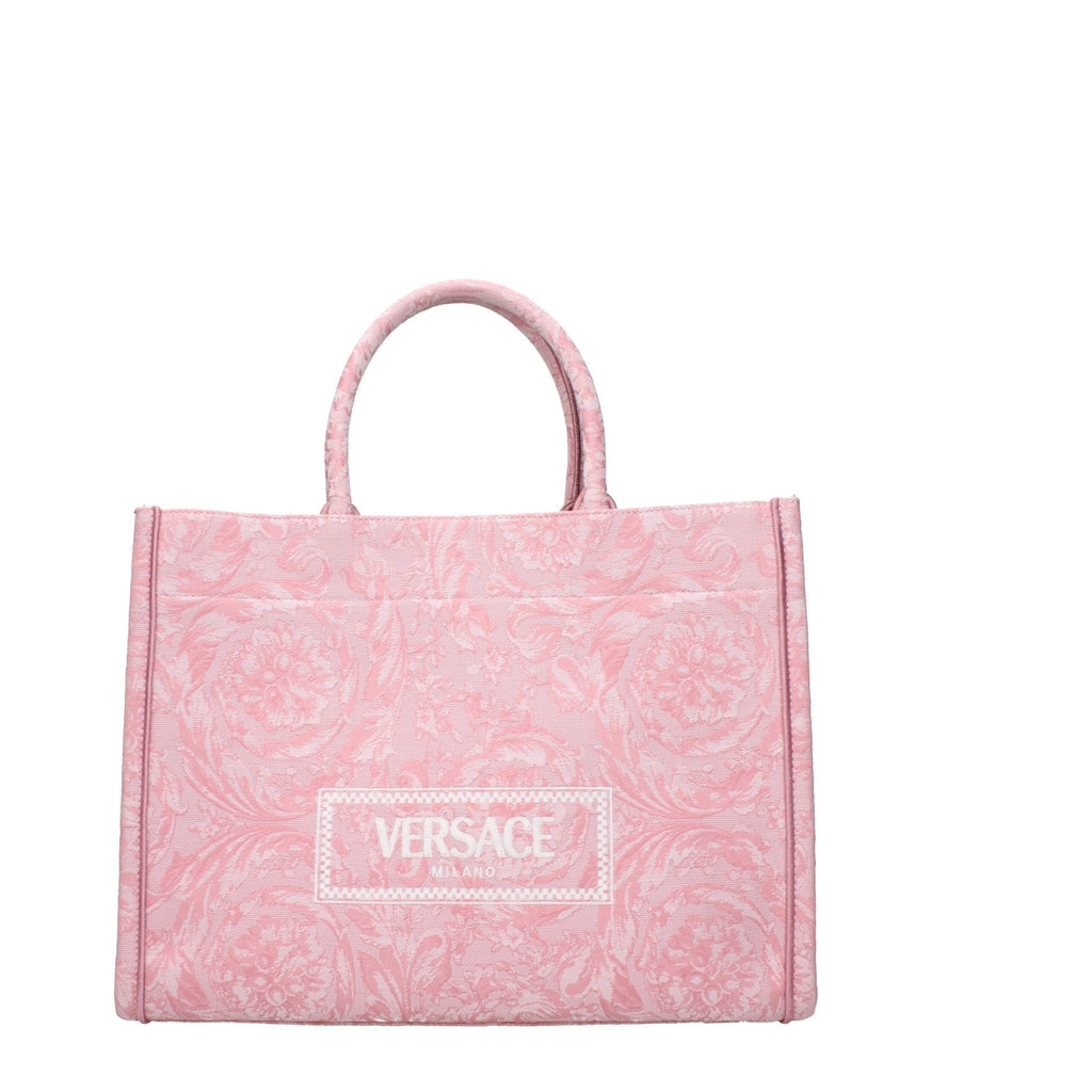 Versace Pink Fabric Handbags - Beyzy Store - Versace