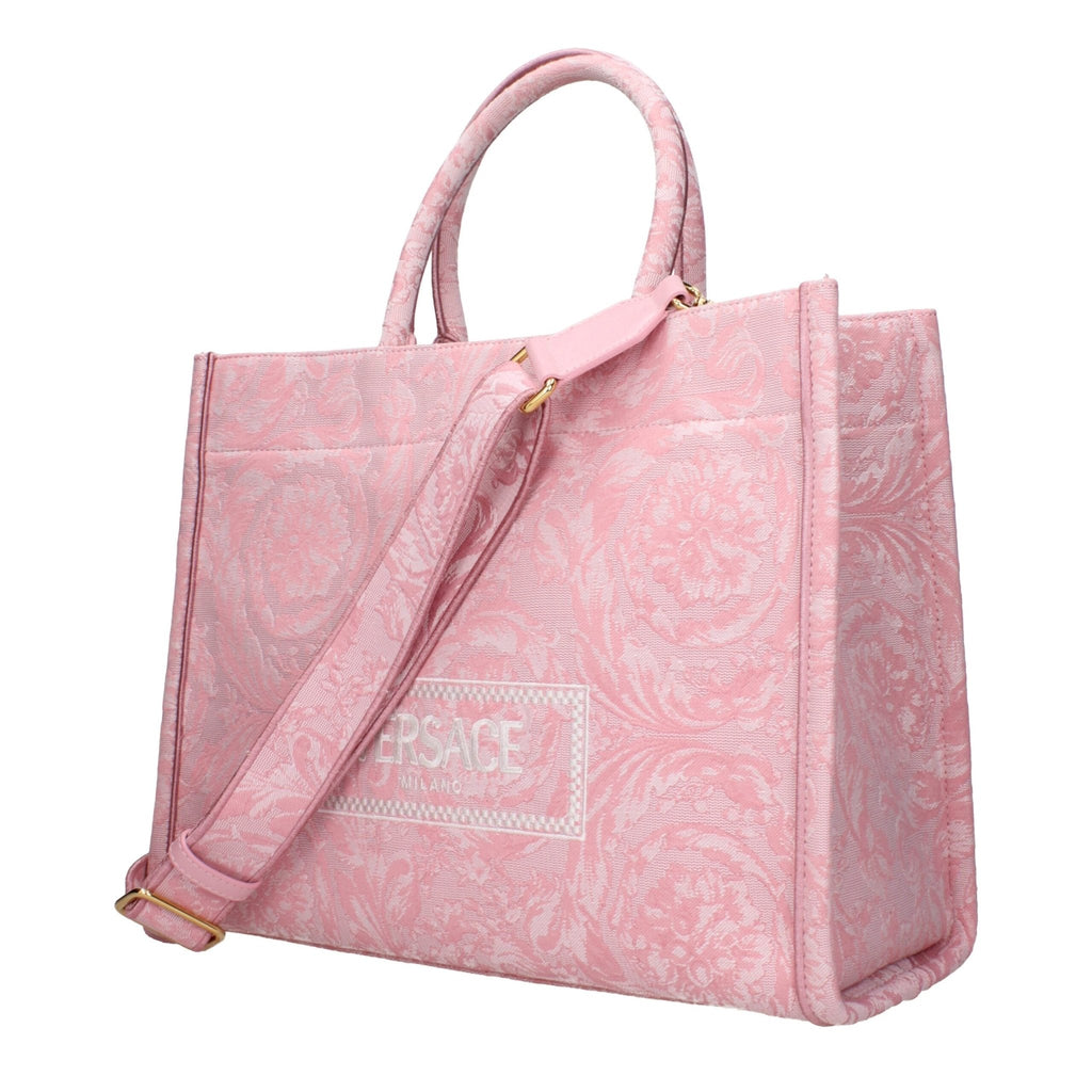 Versace Pink Fabric Handbags - Beyzy Store - Versace