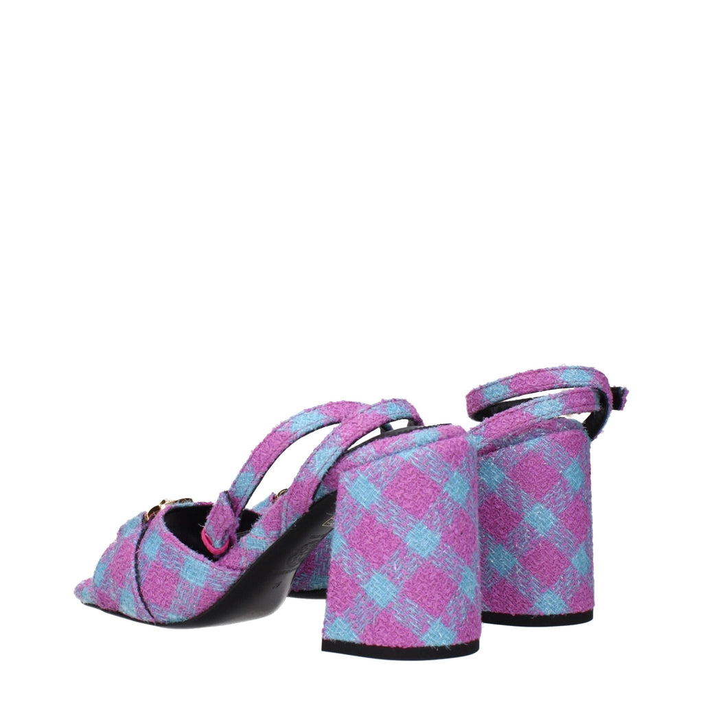 Versace Pink Fabric Sandals - Beyzy Store - Versace