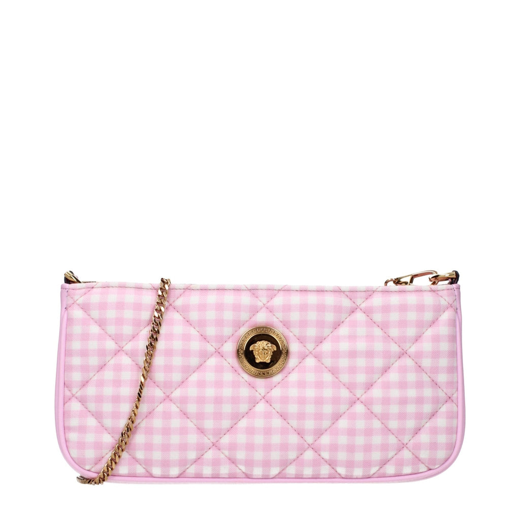 Versace Pink Fabric Shoulder Bag - Beyzy Store - Versace