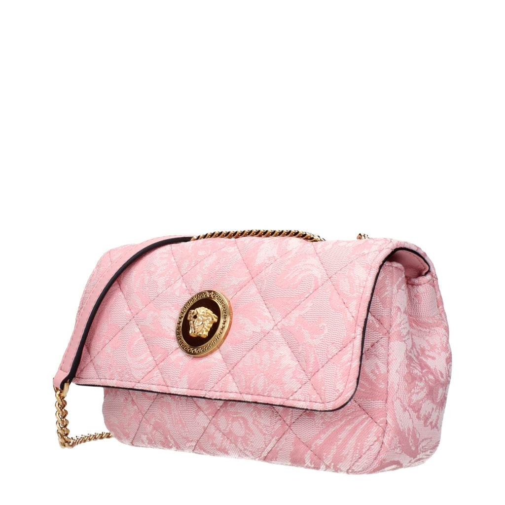 Versace Pink Fabric Shoulder Bags - Beyzy Store - Versace