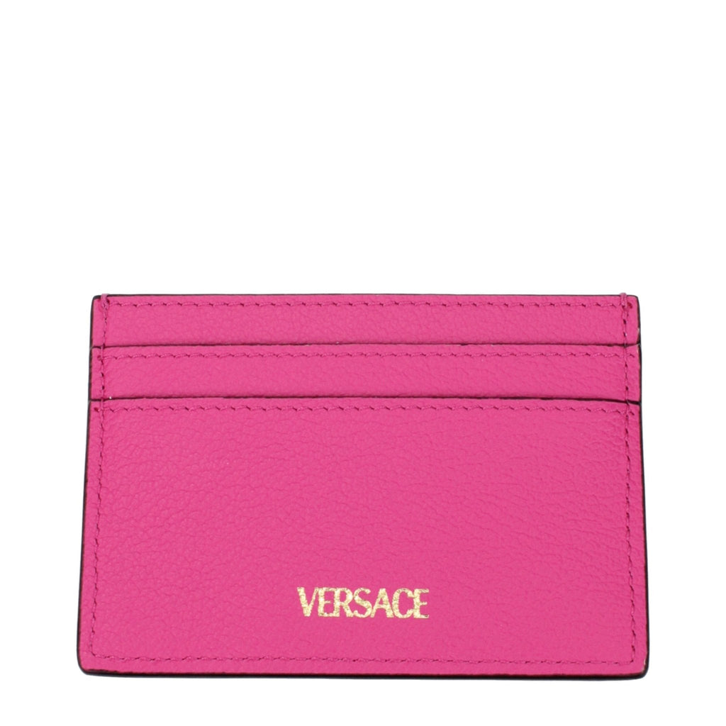 Versace Pink Leather Cardholder - Beyzy Store - Versace