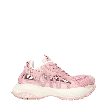 Versace Pink Leather Chunky Sneakers - Beyzy Store - Versace