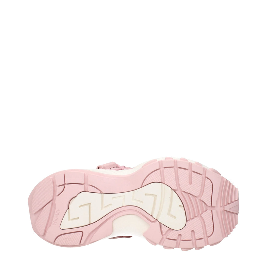 Versace Pink Leather Chunky Sneakers - Beyzy Store - Versace