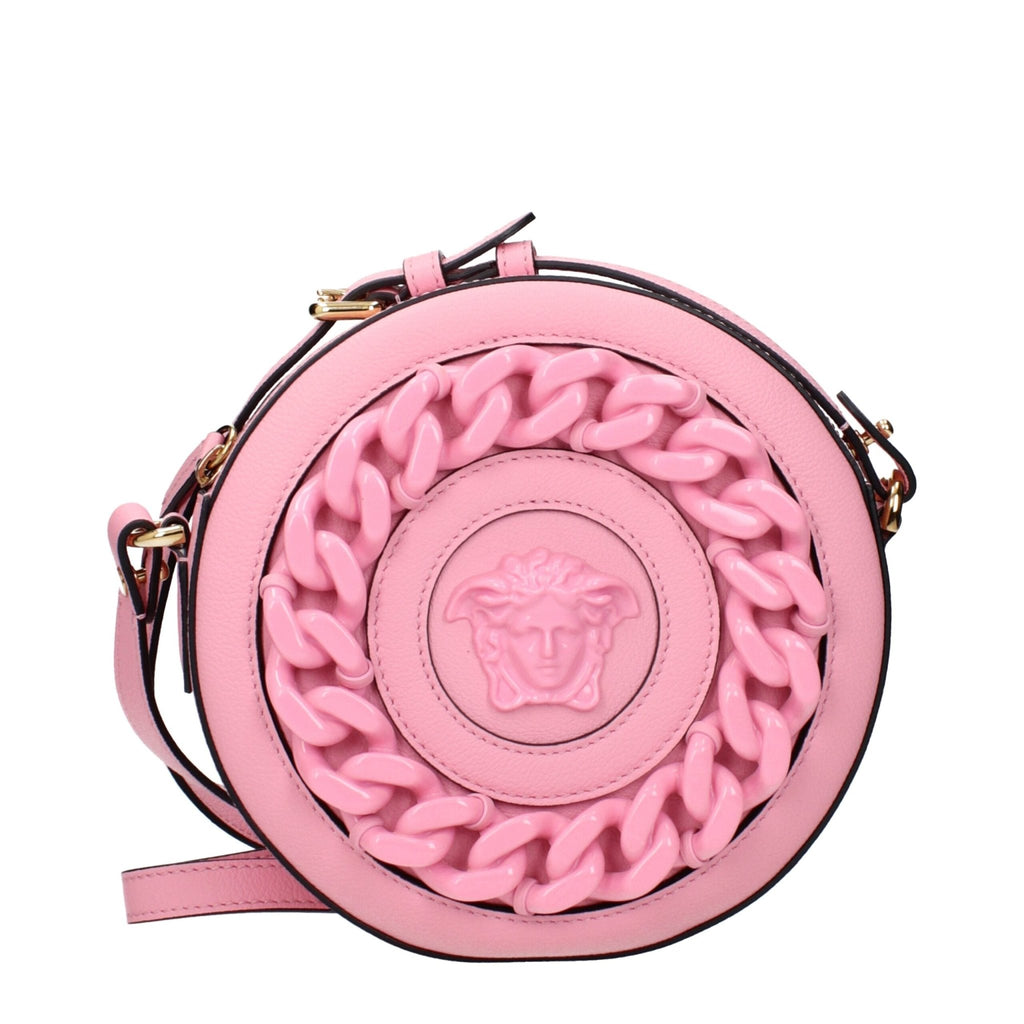 Versace Pink Leather Crossbody Bags - Beyzy Store - Versace