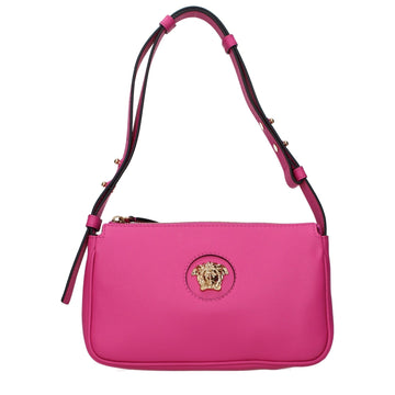 Versace Pink Leather Shoulder Bag - Beyzy Store - Versace