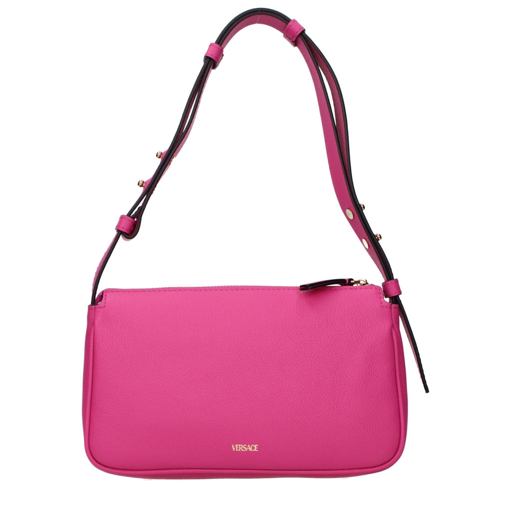Versace Pink Leather Shoulder Bag - Beyzy Store - Versace