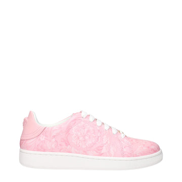 Versace Pink Leather Sneakers - Beyzy Store - Versace