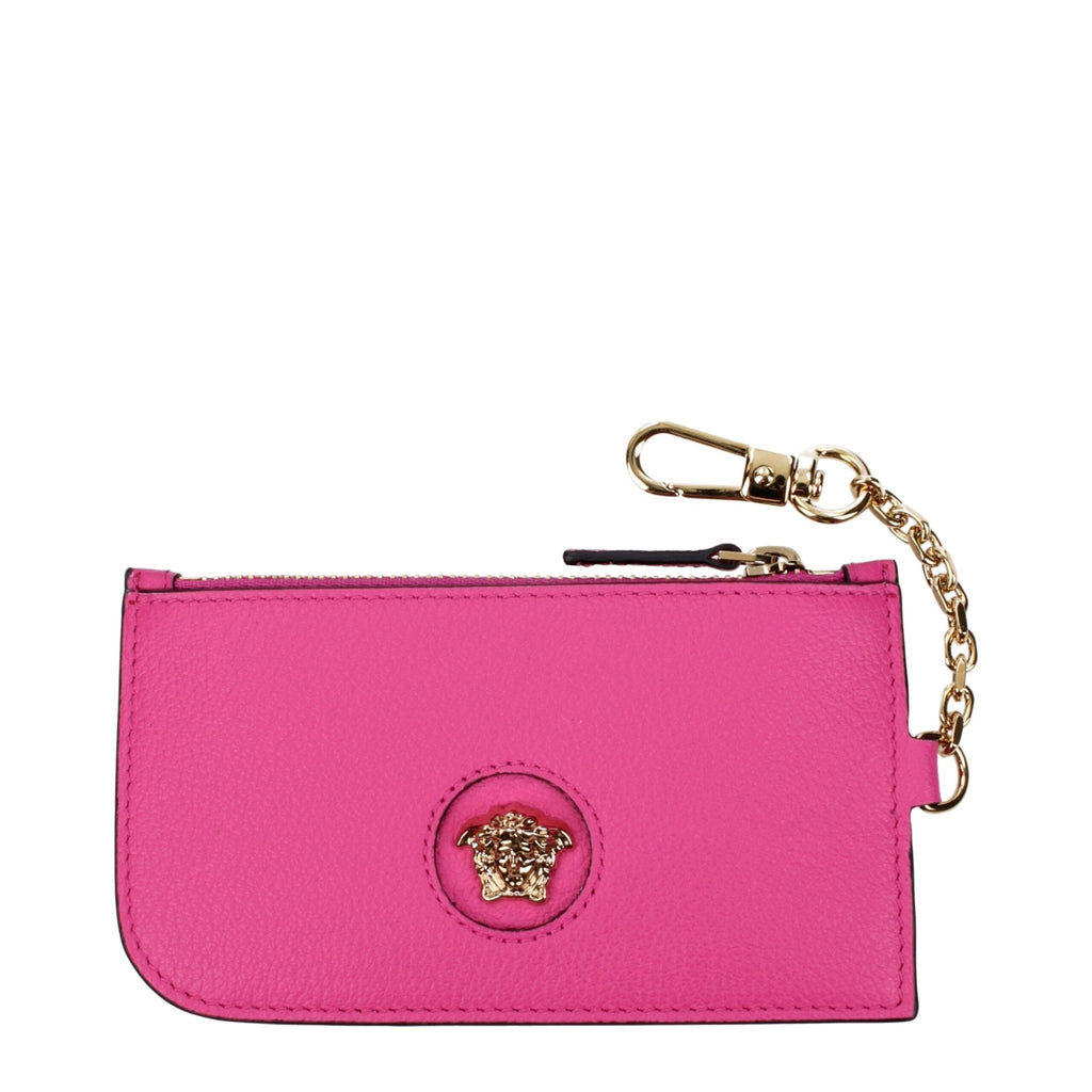 Versace Pink Leather Wallet - Beyzy Store - Versace
