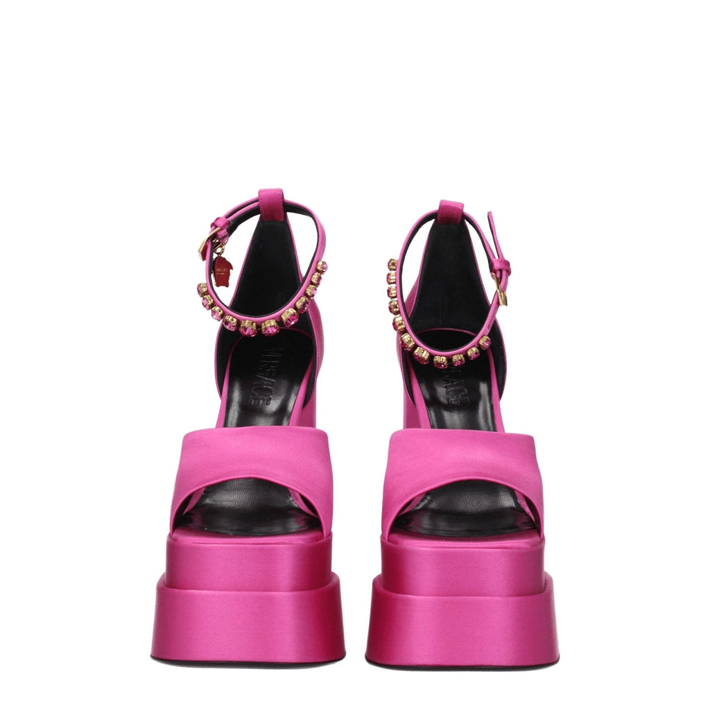 Versace Pink Satin Sandal - Beyzy Store - Versace