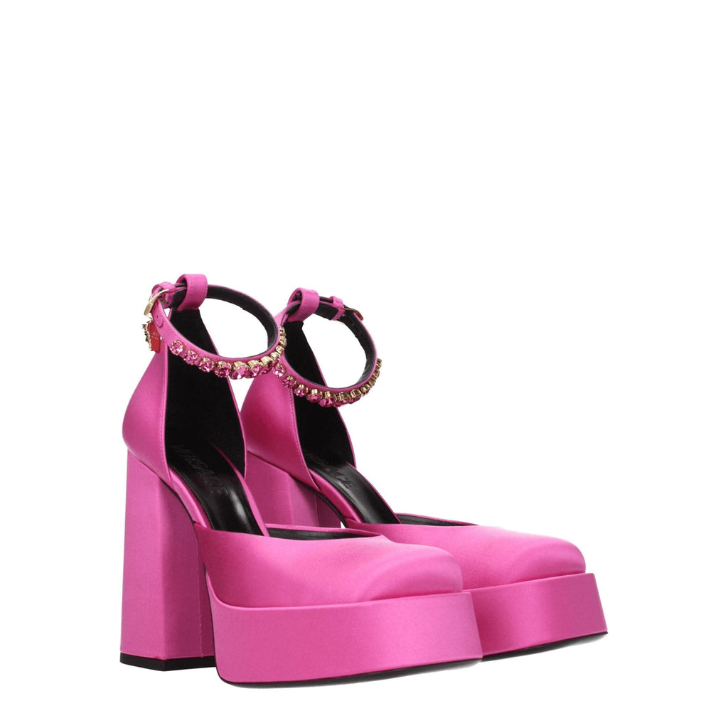 Versace Pink Satin Sandal - Beyzy Store - Versace